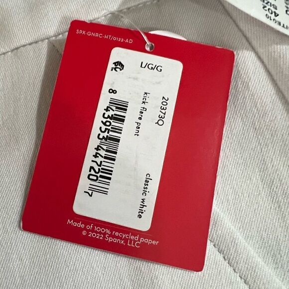 New! Spanx On the Go Ankle Pull On Slim Straight Classic White Plus - Picture 11 of 13